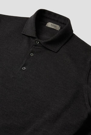 Polo in maglia con collo a camicia ESSENTIAL - Ferrante | img vers.300x/